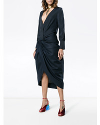 Robe midi bleu marine Jacquemus