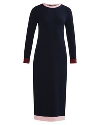 Robe midi bleu marine Max Mara