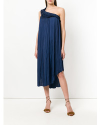 Robe midi bleu marine Ulla Johnson