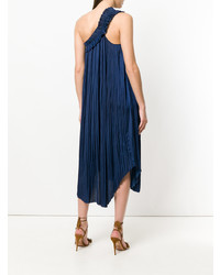 Robe midi bleu marine Ulla Johnson