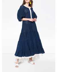 Robe midi bleu marine Natasha Zinko