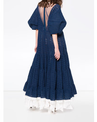 Robe midi bleu marine Natasha Zinko