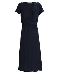 Robe midi bleu marine Samsøe & Samsøe