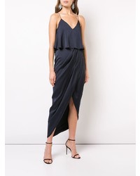 Robe midi bleu marine Shona Joy