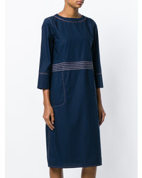 Robe midi bleu marine Marni