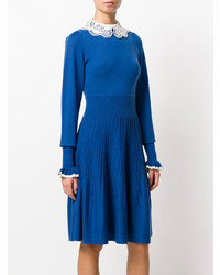 Robe midi bleue Temperley London