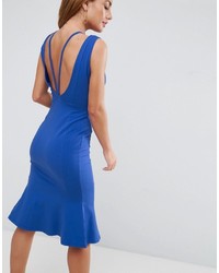 Robe midi bleue Asos