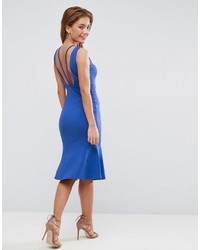 Robe midi bleue Asos