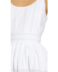 Robe midi en dentelle blanche Alice + Olivia