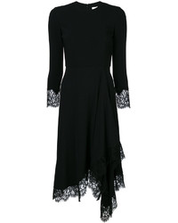 Robe midi en dentelle noire Givenchy