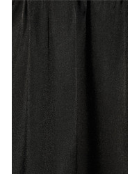 Robe midi en dentelle noire Maison Martin Margiela