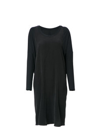 Robe midi en soie noire Uma Raquel Davidowicz