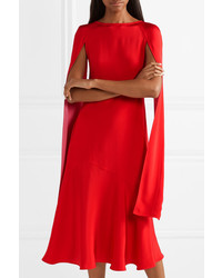 Robe midi en soie rouge Calvin Klein 205W39nyc