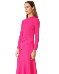 Robe midi fuchsia Rachel Comey