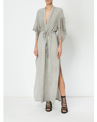 Robe midi grise Lost & Found Ria Dunn