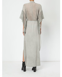 Robe midi grise Lost & Found Ria Dunn