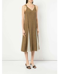 Robe midi marron Muller Of Yoshiokubo