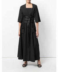 Robe midi noire Tomas Maier