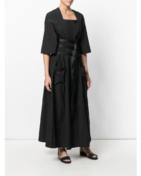 Robe midi noire Tomas Maier