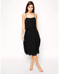 Robe midi noire Asos