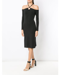 Robe midi noire Nk