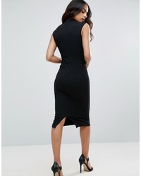 Robe midi noire Asos