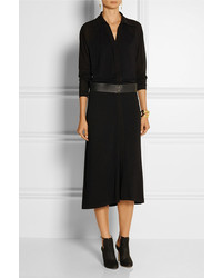 Robe midi noire Donna Karan