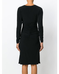 Robe midi noire Norma Kamali