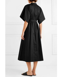 Robe midi noire Adam Lippes