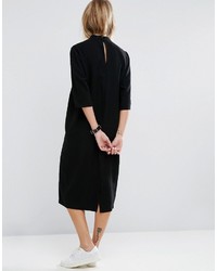 Robe midi noire Asos