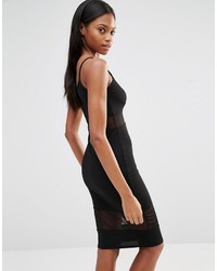 Robe midi noire Missguided