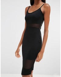 Robe midi noire Missguided