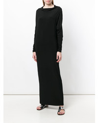 Robe midi noire Norma Kamali