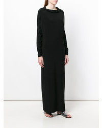 Robe midi noire Norma Kamali