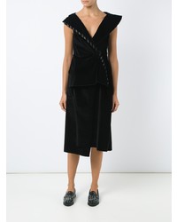 Robe midi noire Uma Raquel Davidowicz