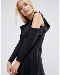 Robe midi noire Asos