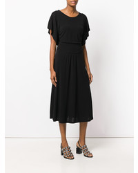 Robe midi noire N°21