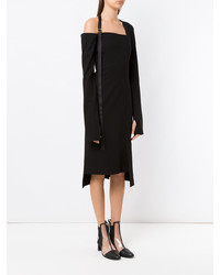 Robe midi noire Gloria Coelho