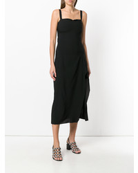 Robe midi noire Isabel Benenato