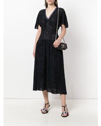 Robe midi noire Sonia Rykiel