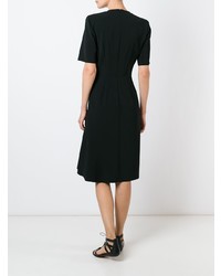 Robe midi noire Cédric Charlier