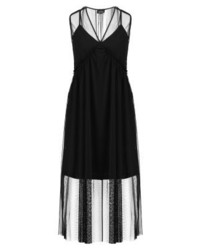Robe midi noire Topshop
