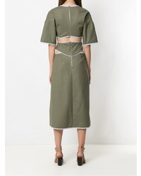 Robe midi olive Framed