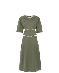 Robe midi olive Framed