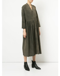 Robe midi olive Uma Wang