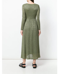 Robe midi olive Alexa Chung