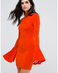 Robe midi orange AX Paris