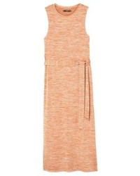 Robe midi orange Mango