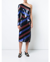 Robe midi pailletée multicolore Dvf Diane Von Furstenberg