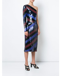 Robe midi pailletée multicolore Dvf Diane Von Furstenberg